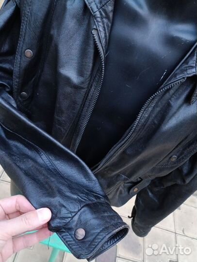 Кожаная куртка мужская