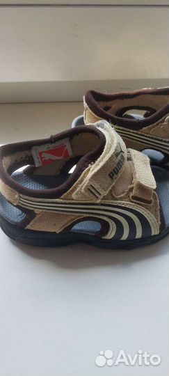 Сандали кожаные puma