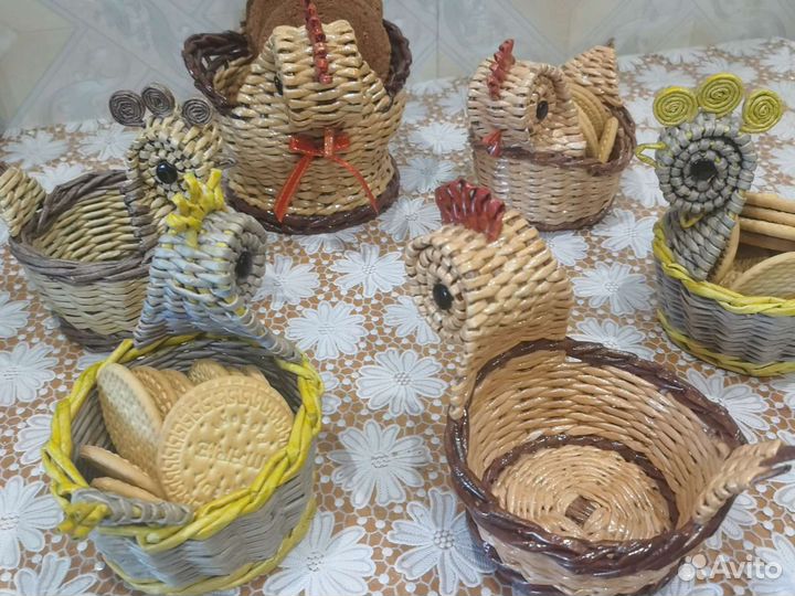 Корзина плетеная для подарков