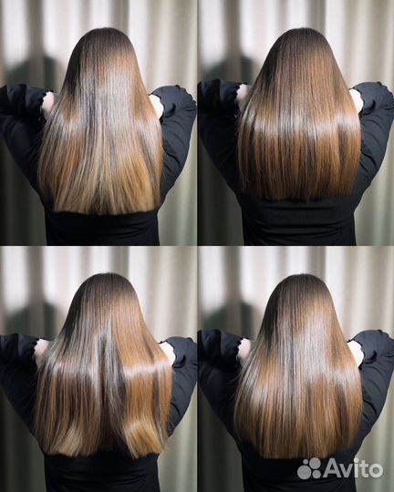 Модель на уход для волос