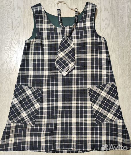 Школьный сарафан на 8-10 лет