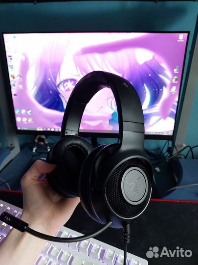 Проводные наушники razer kraken x lite