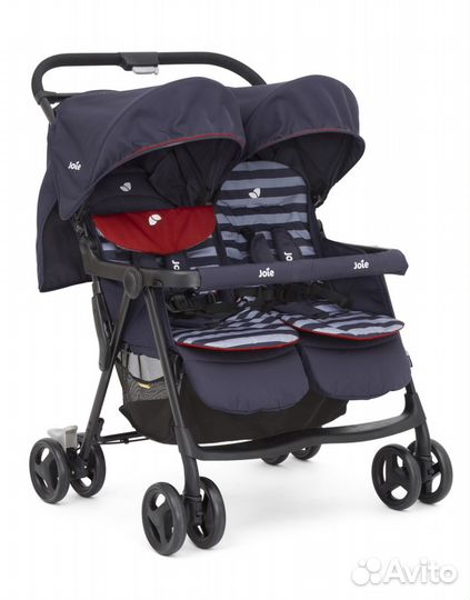 Коляска прогулочная для двойни Joie Aire Twin