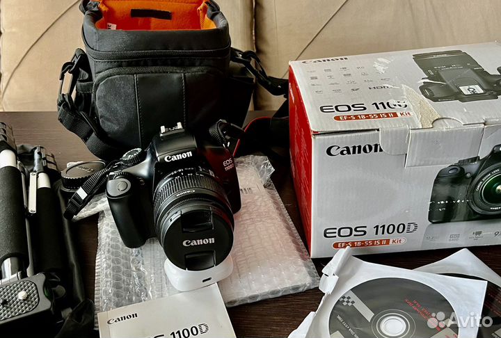 Зеркальный фотоаппарат canon 1100d