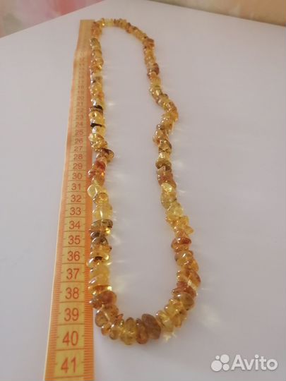 Янтарные бусы