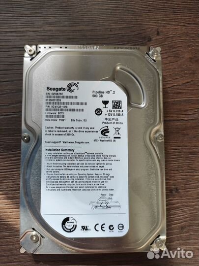 Жесткий диск для пк 3,5 дюйма 500