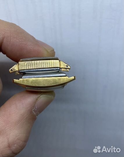 Позолоченые AU женские часы slava,luch