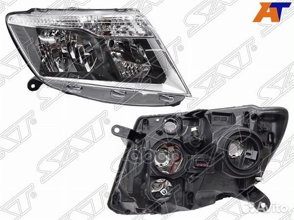 Фара nissan terrano 17-22 RH темный хром ST-215