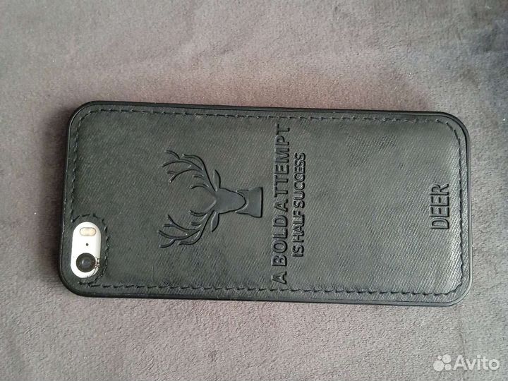 Чехол на iPhone 5s чёрный