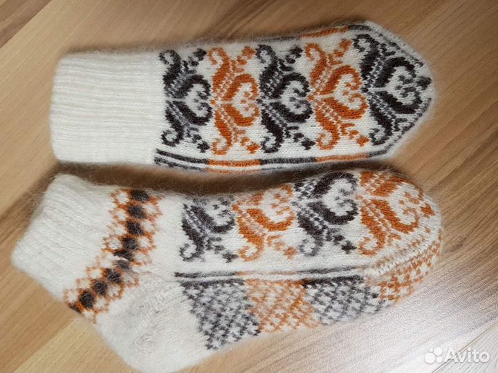 Варежки и носки пуховые