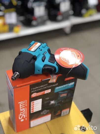 Гайковерт аккумуляторный Sturm CW 1212 BL