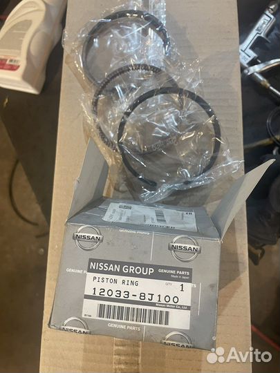Кольца поршневые ниссан