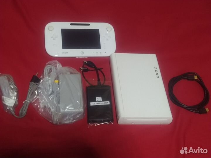 Wii U, JPN белая 8gb+320gb+64gb