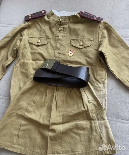 Военная форма для девочки 122