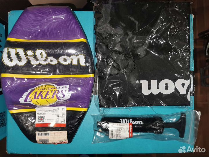 Баскетбольный мяч wilson 7 Lakers