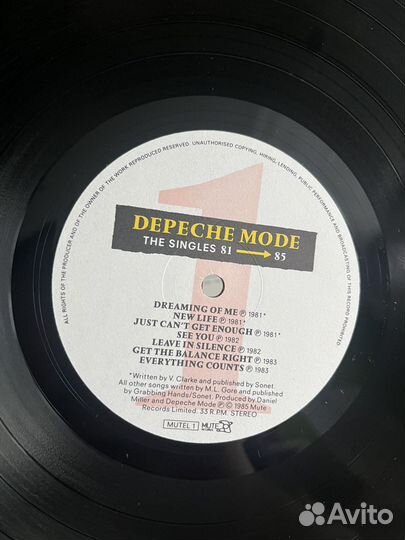 Depeche Mode – The Singles 81 85