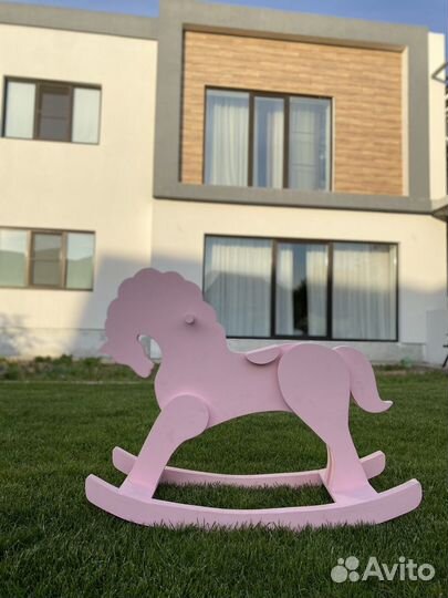 Качалка лошадь декор