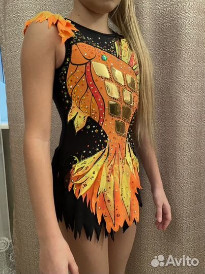 Купальник для художественной гимнастики, акробатик