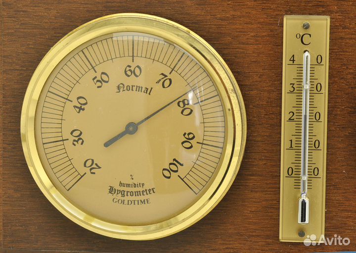 Винтажные барометр термометр гигрометр Германия