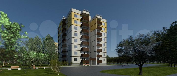 2-к. квартира, 47,5 м², 8/8 эт.