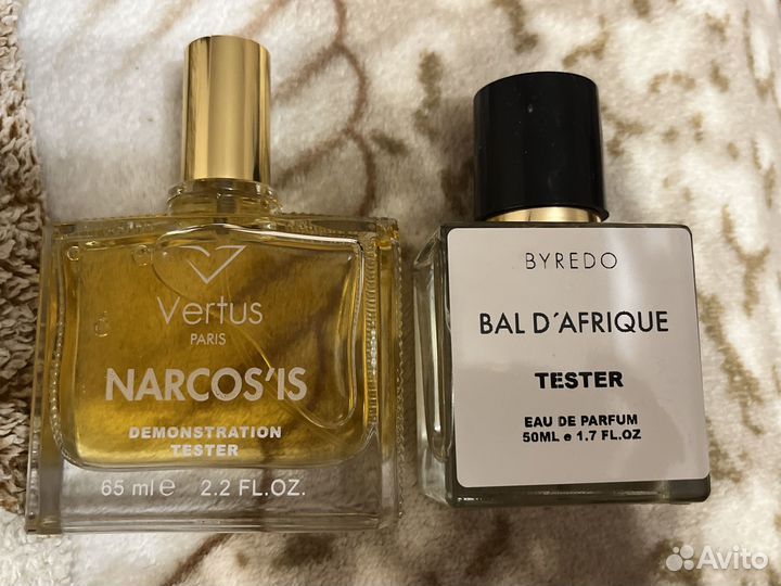 Парфюм Vertus narcosis / byredo bal d afrigue
