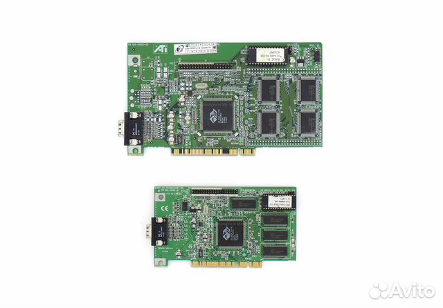 Три видеокарты ATI 3D Rage PCI