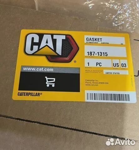 Прокладка головки блока CAT C9 187-1315 Прокладка