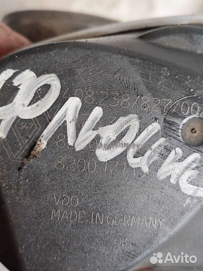 Renault Fluence дроссельная заслонка