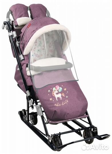 Санки-коляска «Ника детям» 7-8
