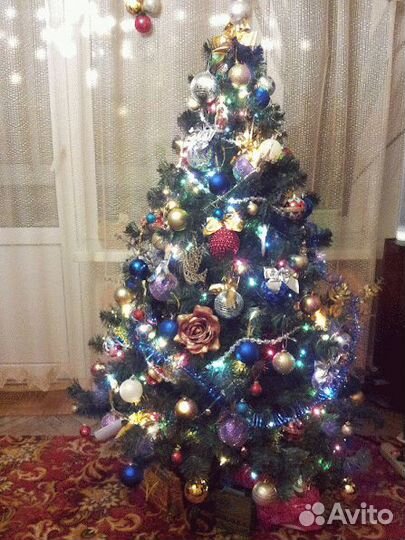 Ёлка искусственная 1500 см с игрушками