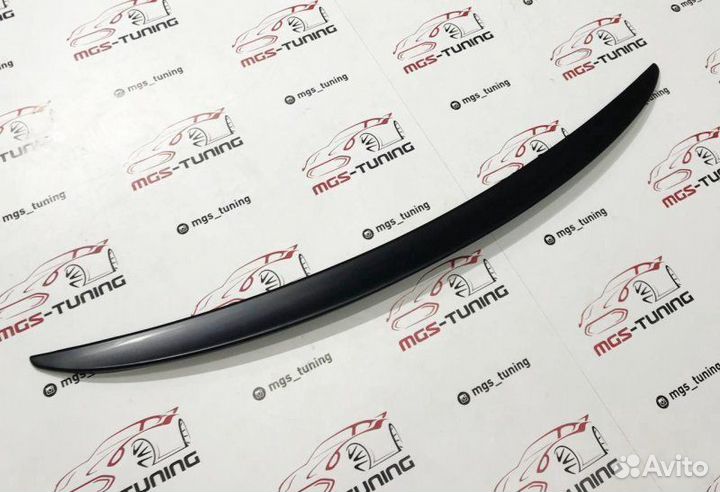 Спойлер черный мат BMW 5 серия G30 M-Performance