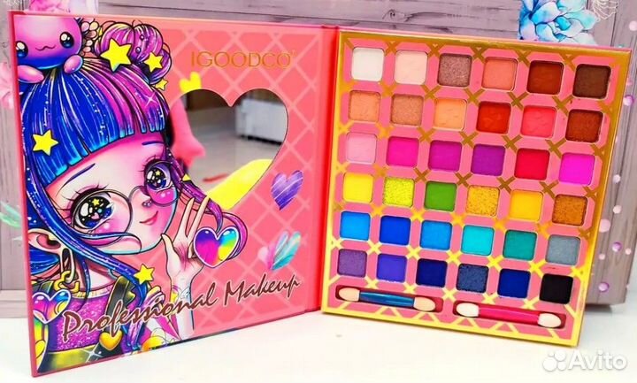 Палетка теней 36 оттенков