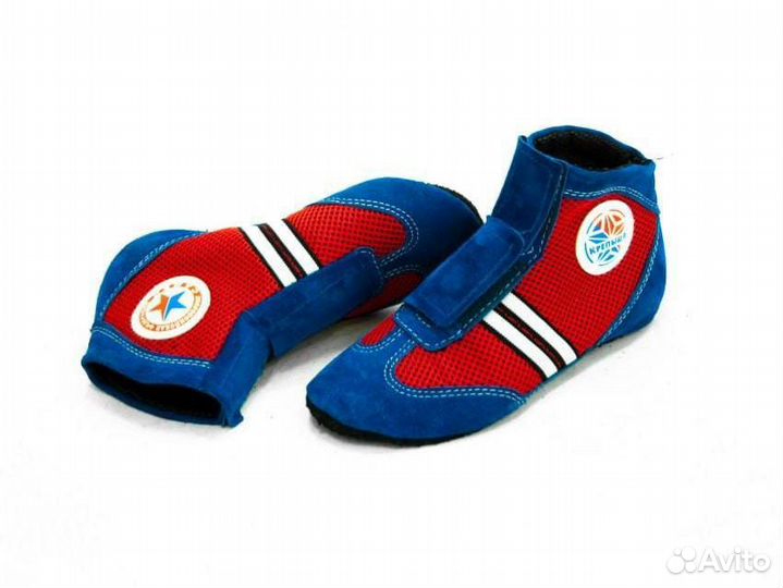 Борцовки для самбо р.38, на липучках «Юниор»