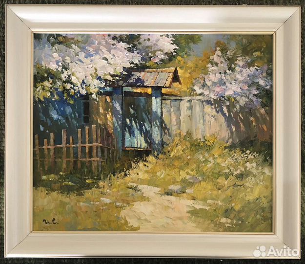 Картина маслом на холсте солнечная