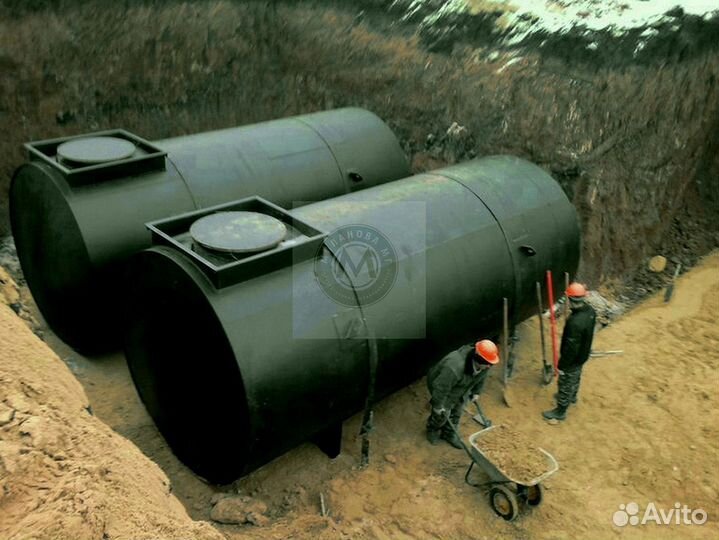 Резервуар горизонтальный 70м3и более