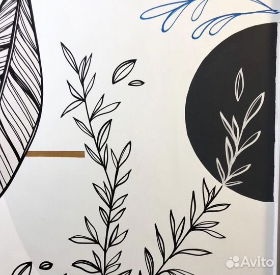 Роспись стен (пример на фото Квартира-Коридор)