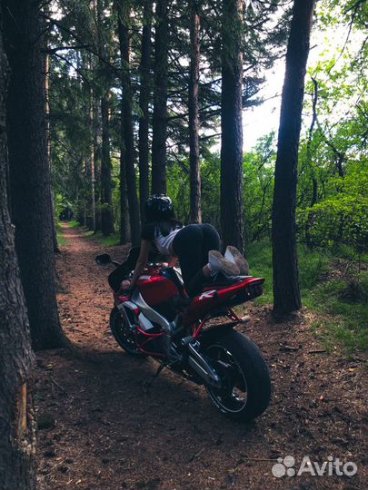 Фотосессия на мотоцикле