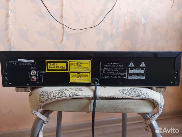 Видеомагнитофон pioneer pd 204