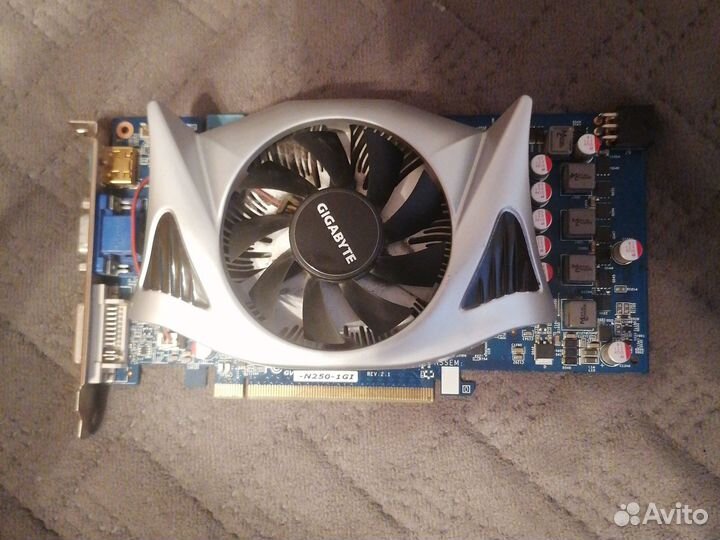 Видеокарта GigaByte GV-N250-512I PCI-Eх 512Mb hdmi