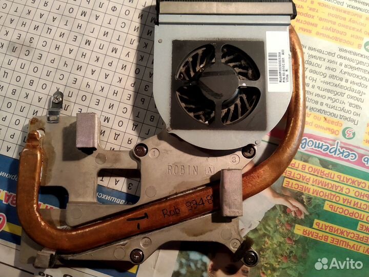 Кулер с радиатором от ноутбука HP CQ 60