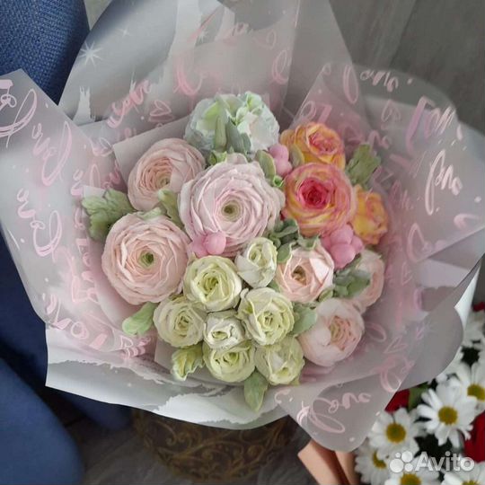 Зефирный букет зефир торт