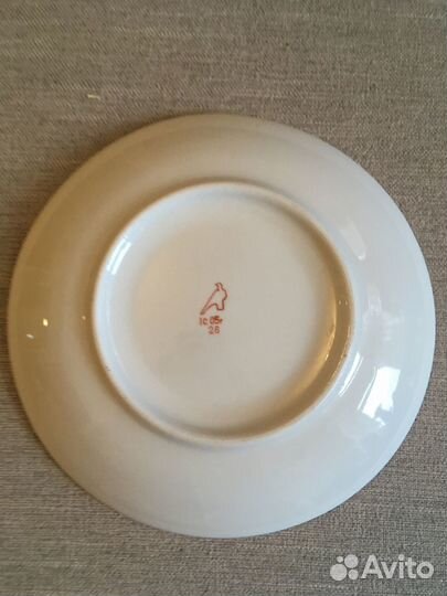 Блюдце ссср(Дулевский фарфор)