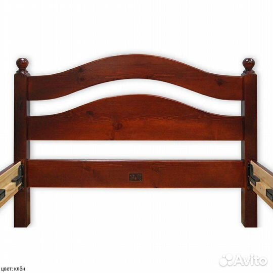 Кровать из массива дерева Амелия