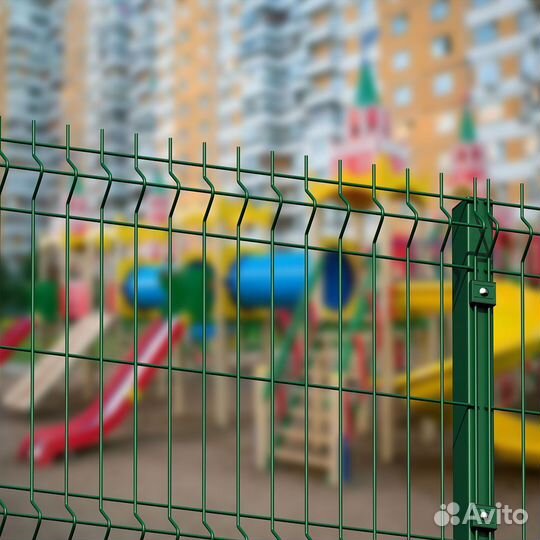 Ограждение участков детского сада в Торопце