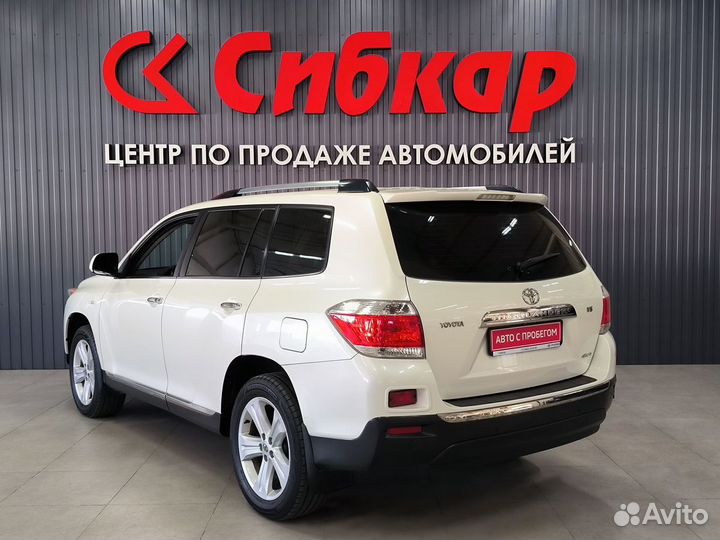 Toyota Highlander 3.5 AT, 2012, 136 807 км