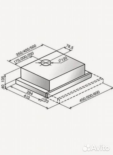 Вытяжка для кухни 60 см встраиваемая