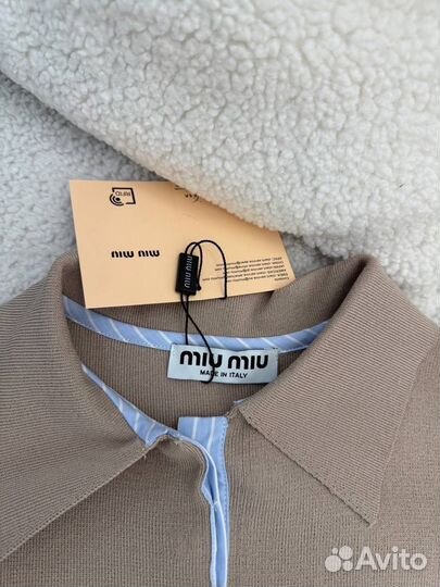 Стильное поло Miu Miu