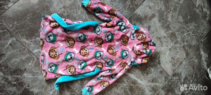 Детский махровый халат 116-122