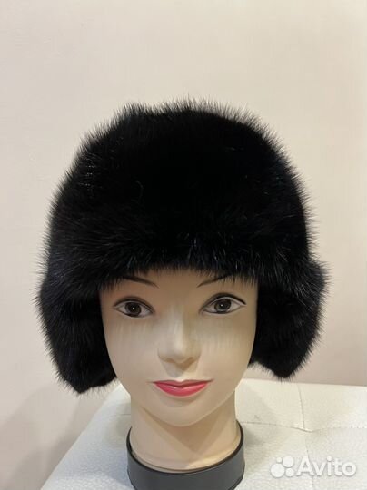 Новая Мужская шапка из меха норки