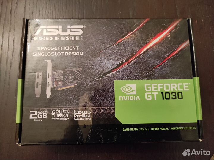 Asus GT1030-2G-BRK gddr5, Low Profile